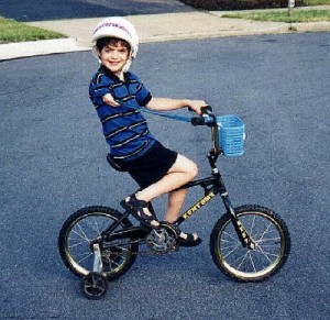 Riding Bike with One Hand